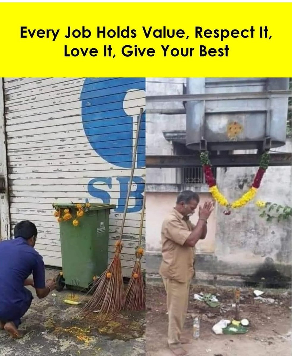 No one respects their jobs like our Sanatanis ❤️