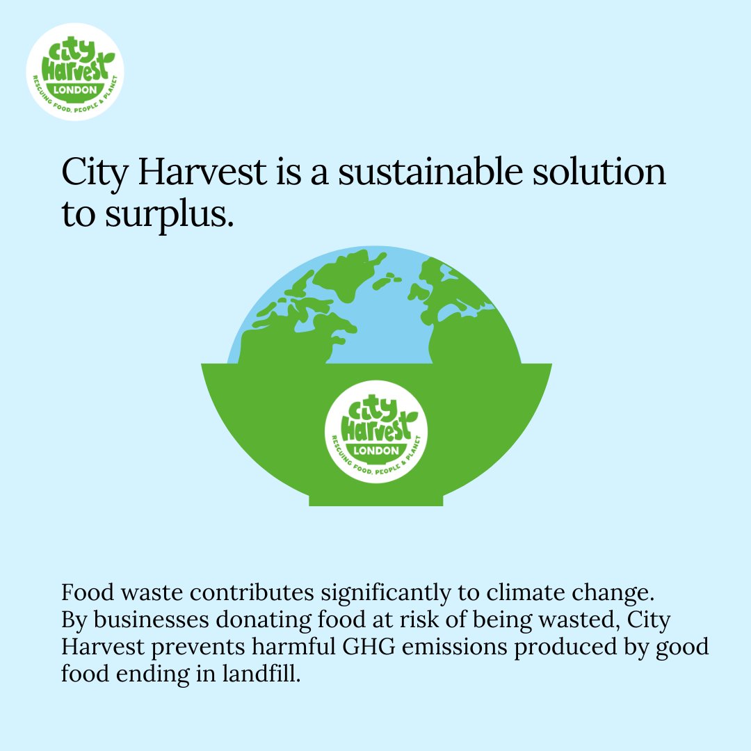 Happy #WorldEnvironmentDay 🌎

Food waste makes up 1/3 of greenhouse gas production globally. 

cityharvest.org.uk/planet
