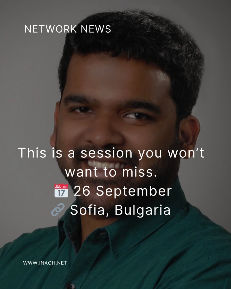 INACHnet's tweet image. INACH Annual Summit with @MultiKultiBG
🗓️26 September 2025
🌍️Sofia, Bulgaria 
Register here: inach.net/annual-confere… 👈️😇