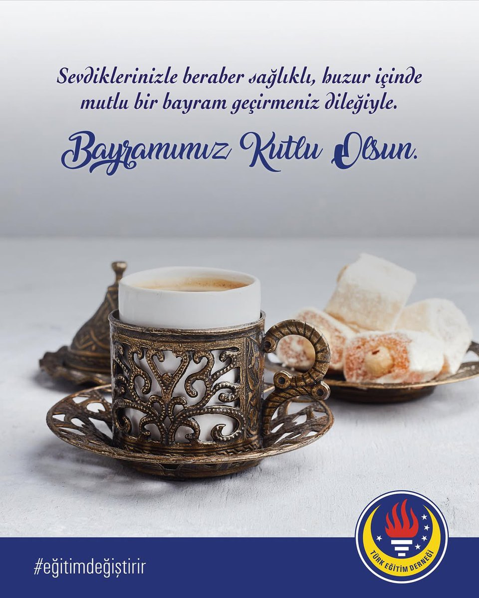 Sevdiklerinizle beraber sağlıklı, huzur içinde mutlu bir bayram geçirmeniz dileğiyle.
Bayramımız kutlu olsun!