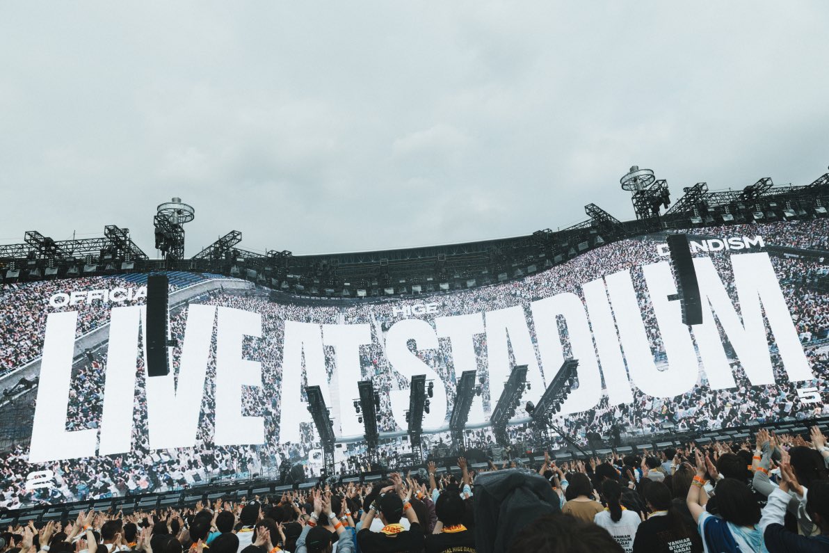 ManDVD スタジアムライブ Official髭男dism のライブレポートを公開✨ ＼ 4日間で25万人を動員