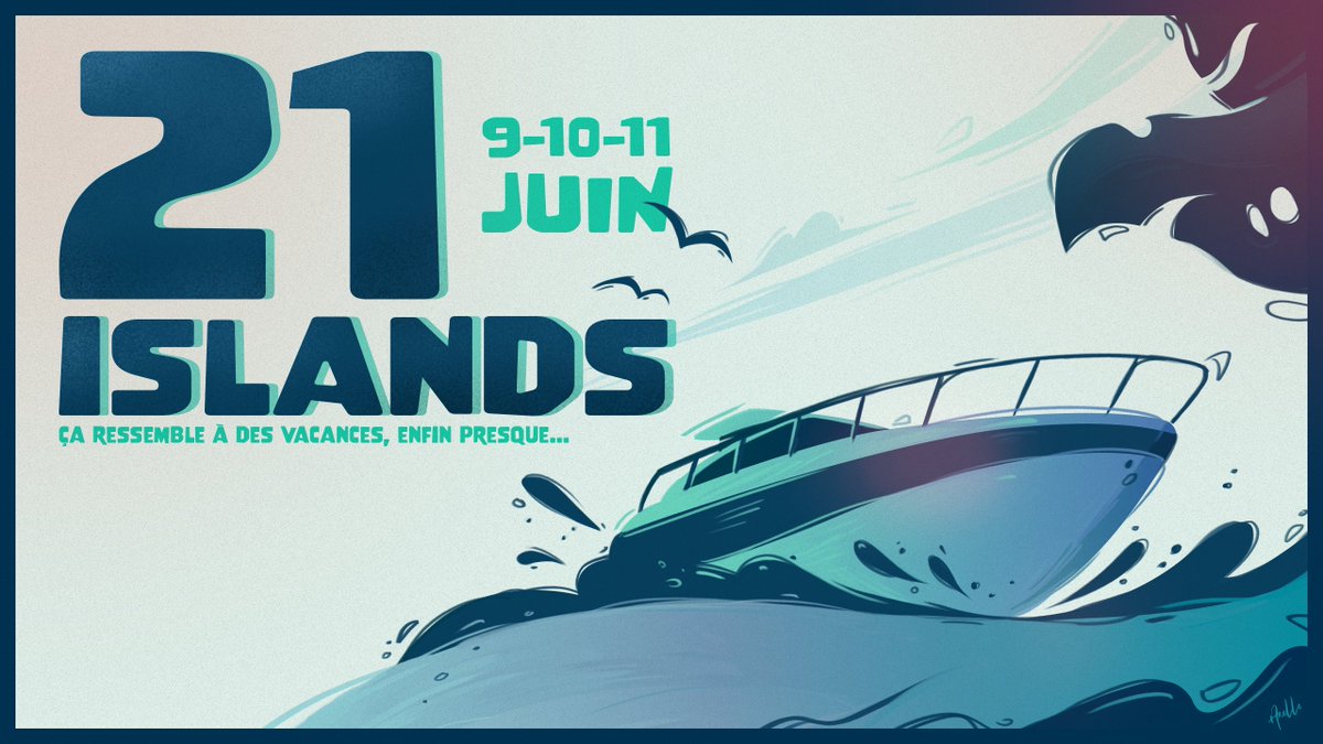 21JumpClick's tweet image. Retrouvez l'évènement 21 Islands les 9, 10 et 11 juin 2025 !

Ca ressemble à des vacances, enfin presque...