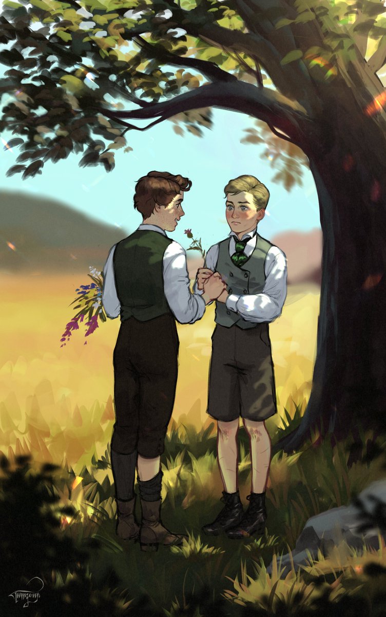 mouth_crazy's tweet photo. Education on Scottish common wildflowers but make it cute I guess :D

#sebinis #SebastianSallow #OminisGaunt #HogwartsLegacy https://t.co/kTgs6QknFX