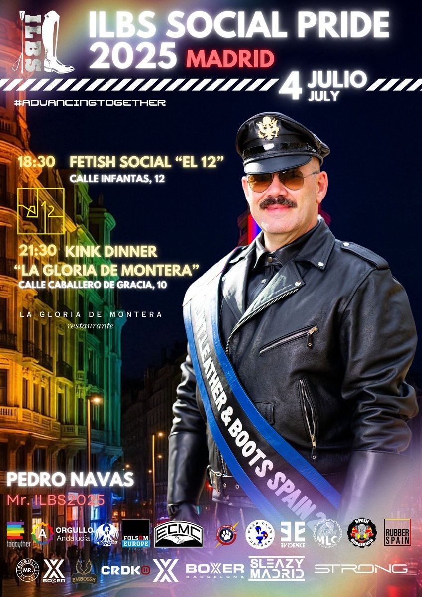 Por tercer año consecutivo, convocamos social y cena de bienvenida para el 4 de Julio en el Orgullo de Madrid 2025.
Reservas: linktr.ee/ILBS