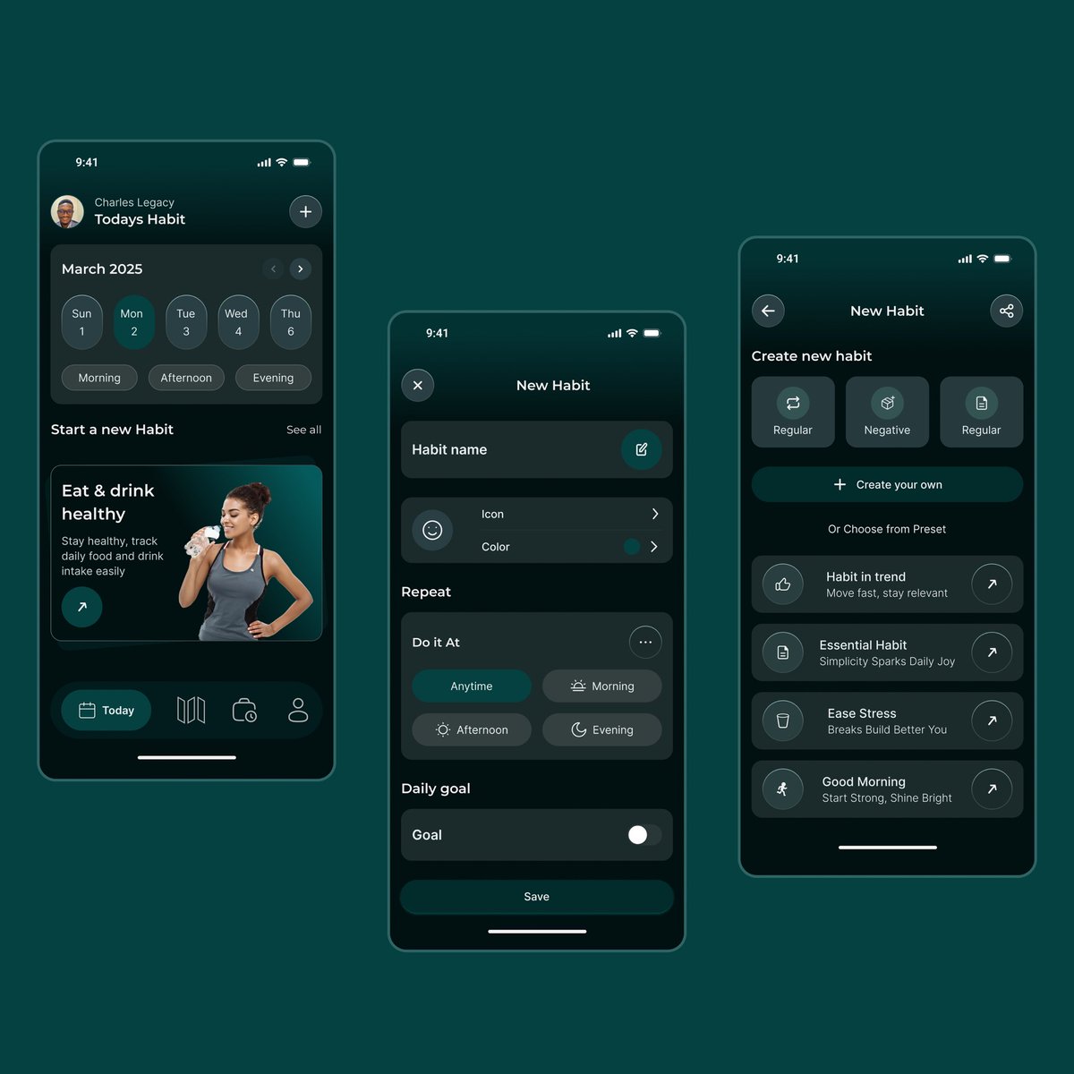 FitTrack it's a modern fitness tracker app, From step tracking to calories insights and personalized workout plans, it is all about helping users stay consistent, motivated, and in control of their daily goals with a seamless experience to match.
#uiux #mobileappdesign #uidesign