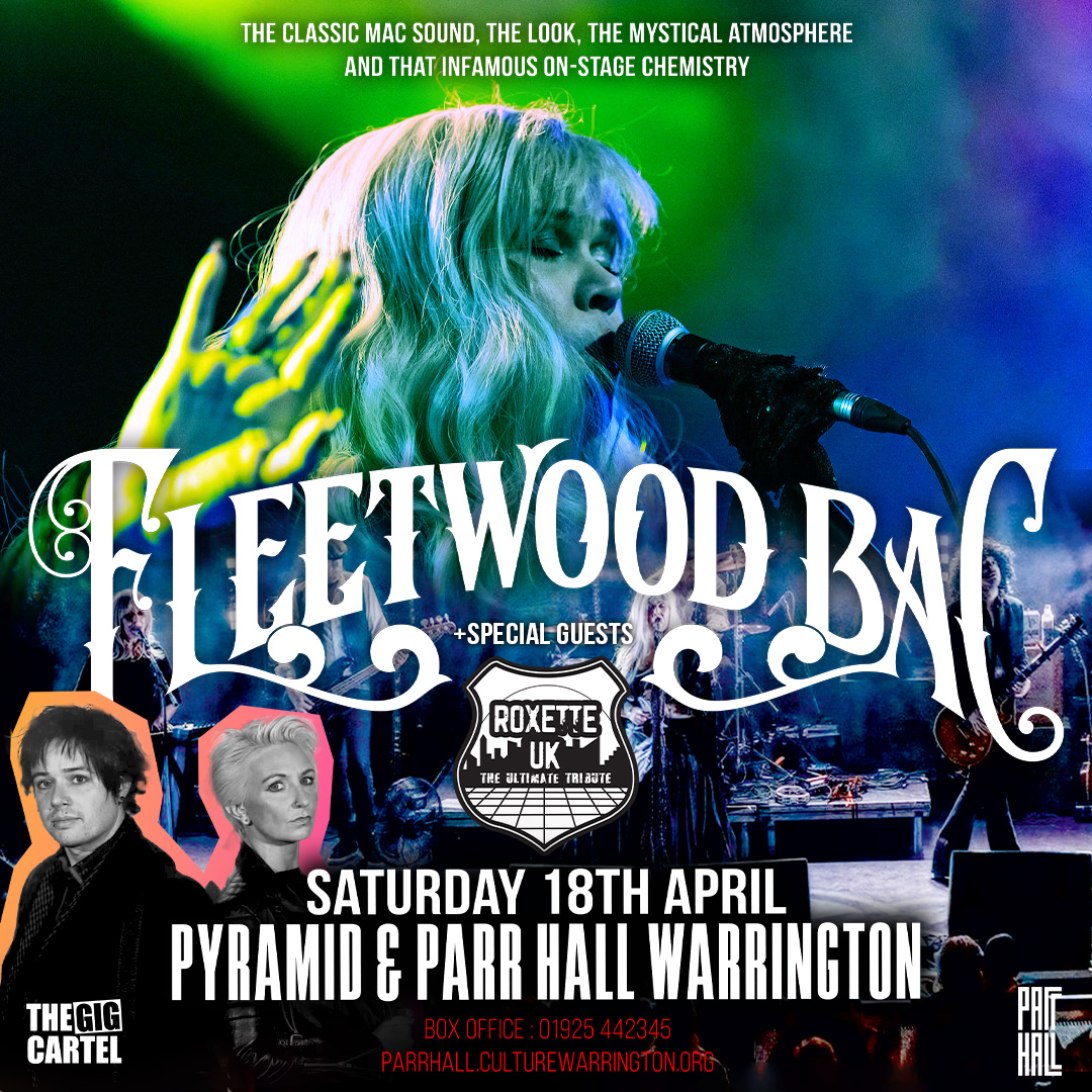 📢 ANNOUNCEMENT 📢

The Rumours are true 🤫

Fleetwood Bac will return to Parr Hall on 18 April, 2026 🔥

Expect an authentic recreation of the band's Rumours era accompanied by favourites from the Peter Green days, plus some of Stevie’s biggest solo hits

parrhall.culturewarrington.org/whats-on/fleet…