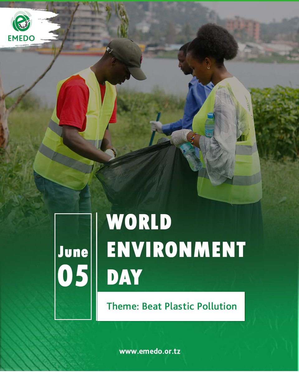 🌍 Today we celebrate #WorldEnvironmentDay under a theme close to us: #BeatPlasticPollution.
Since 2021, EMEDO has led this campaign across Lake Victoria communities, organizing cleanups, promoting upcycling, and educating youth on plastic-free living.
Let’s keep the fight alive.