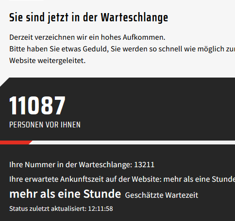 Schmaxiii's tweet photo. Bitte mal euren Platz in der Warteschlange durchgeben. 🥲 #NFLTickets #BerlinGame #Ticketmaster 
Wenigstens mal ein guter Platz, aber obs reicht? https://t.co/QtRVfk5pbe