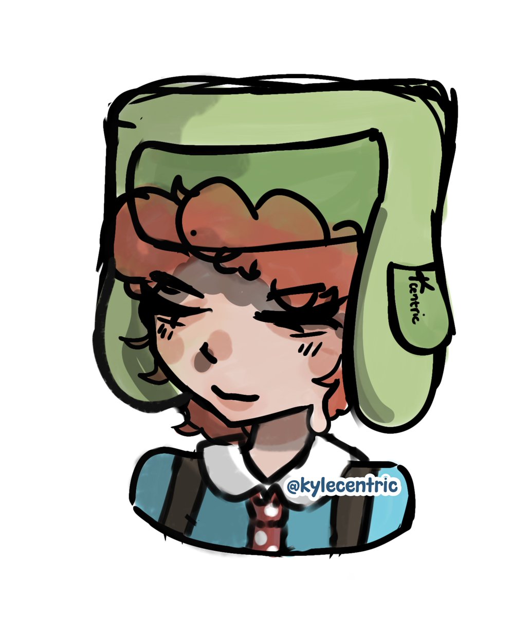 Kylecentric's tweet photo. just gonna drop this doodle

also im prob gonna post an animation meme. Im just finishing drawing and animating stan, then ill finish another one 

ok bye

#spkyle #SouthPark #southparkfanart #kylebroflovski https://t.co/Fe1t3GE15a