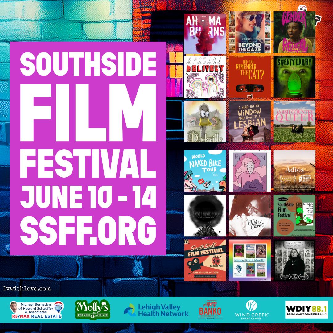 LVwithLove's tweet photo. 🎬 The SouthSide Film Festival is turning 21 and it’s still one of the Lehigh Valley’s most unique, volunteer-run cultural events.

🎧 Listen: https://t.co/KZxKTWSsK0
🎟️ Ttickets &amp; info: https://t.co/trmoUsaXj0

#SSFF2025 #SouthSideFilmFestival #LVwithLove #LehighValleyEvents https://t.co/n0H19YIvs0