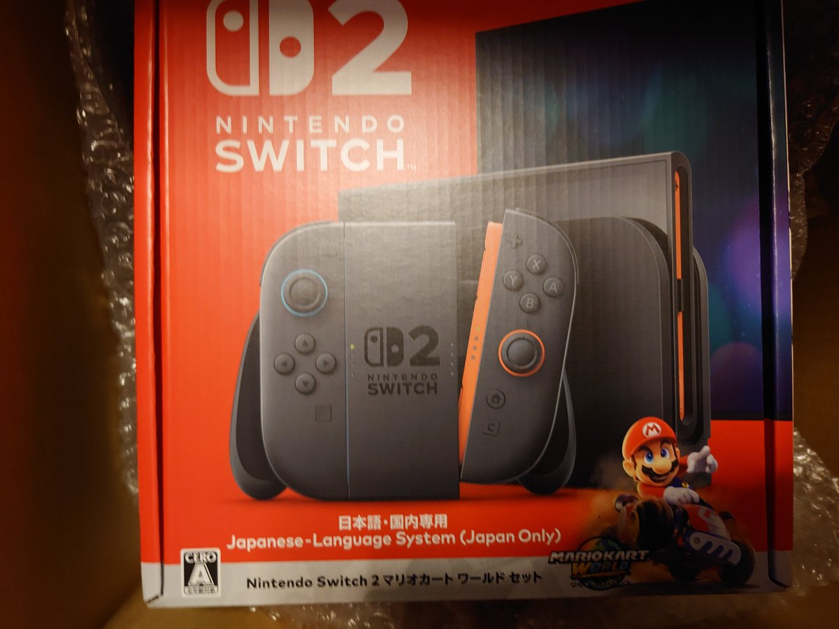Gkaaaj's tweet photo. Switch2来た！
後で設定頑張るぞ！ https://t.co/nh4DZt5s0W