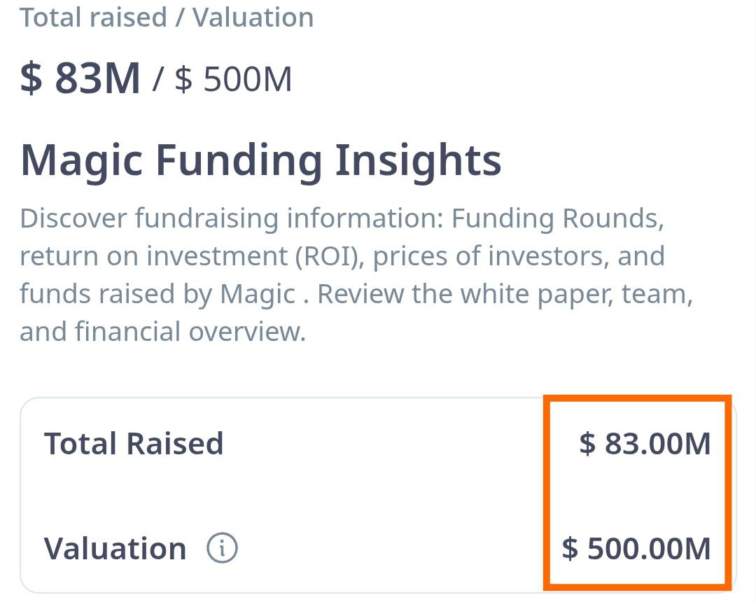 Magic Newton could be one of the biggest airdrops 🧵 The company behind Magic  Newton @magic_labs has raised $83 million at a $500 million valuation. If  they launch at just 2x VC