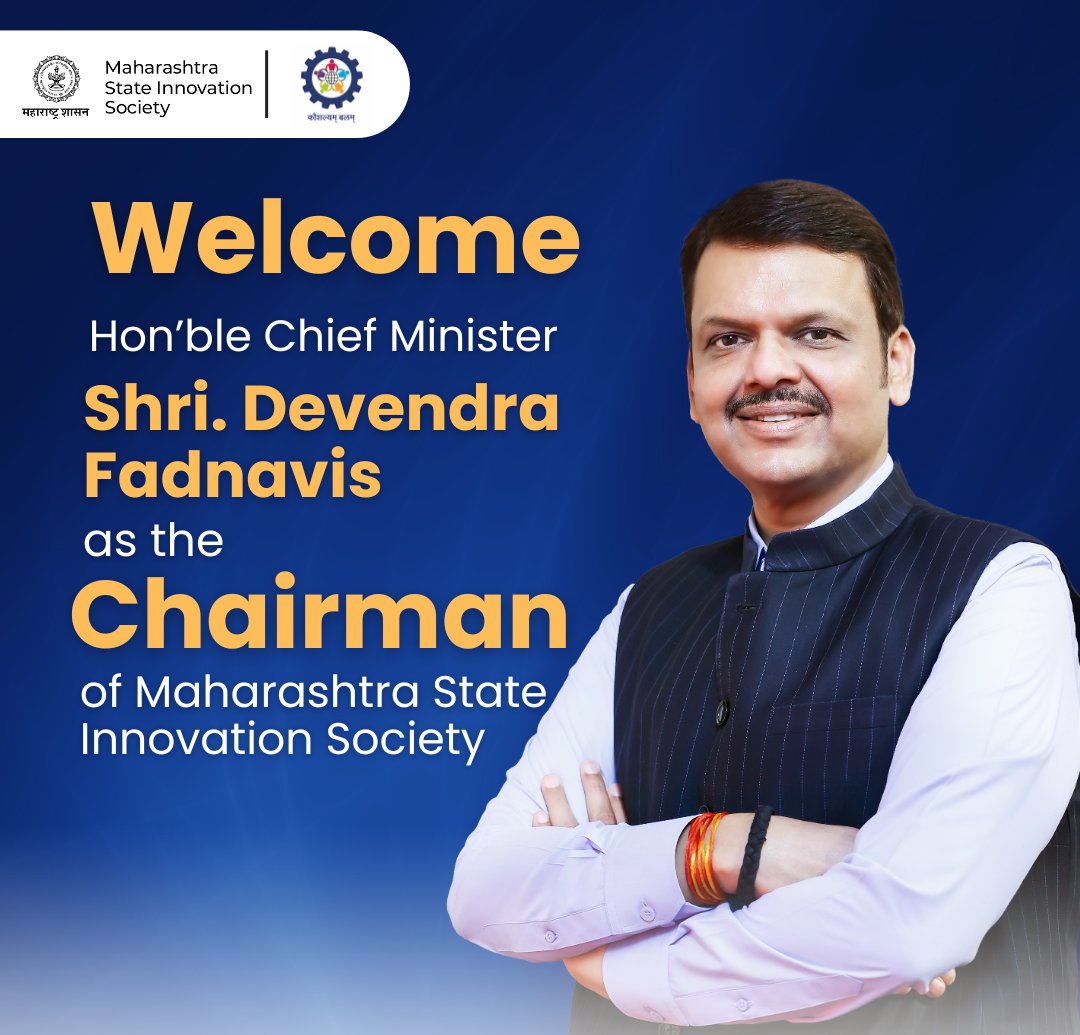 MSInSociety's tweet image. A New Era for Startup & Innovation Ecosystem in Maharashtra.
We are proud to announce that Honorable Chief Minister of Maharashtra, Shri. Devendra Fadnavis, is now the Chairman of the Maharashtra State Innovation Society (MSInS) @MSInSociety
This marks a significant milestone…
