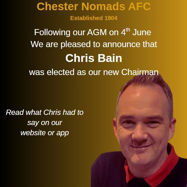 At our AGM held on 4th June, we were pleased to announce Chris Bain as our new Chairman. Read more here: buff.ly/3LxTKBk