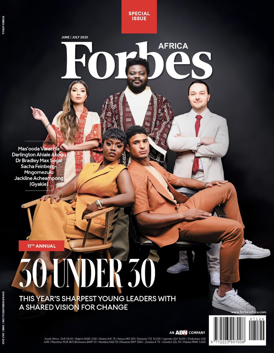 RENUKA METHIL (@methilrenuka) on Twitter photo Every year, we know it’s a winner! The 11th edition of the <a href="/forbesafrica/">Forbes Africa</a> 30 Under 30 list features a diverse collection of impatient and ambitious go-getters under age 30 and the collective power of Africa’s youth, astutely local and globally relevant #FORBESAFRICA30Under30 Every year, we know it’s a winner! The 11th edition of the <a href="/forbesafrica/">Forbes Africa</a> 30 Under 30 list features a diverse collection of impatient and ambitious go-getters under age 30 and the collective power of Africa’s youth, astutely local and globally relevant #FORBESAFRICA30Under30