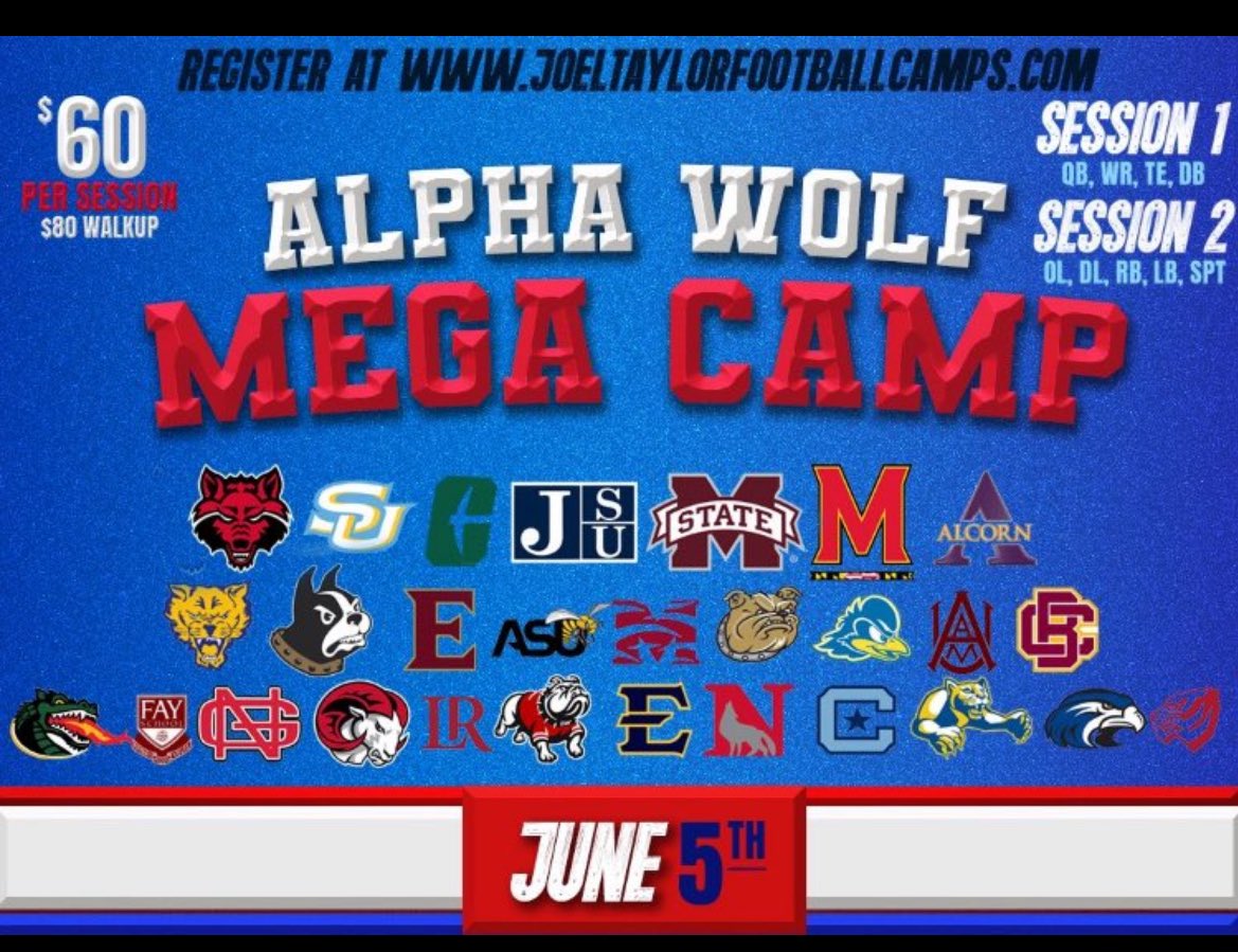 I will be attending UWG mega camp today. Come out and watch me work!!!