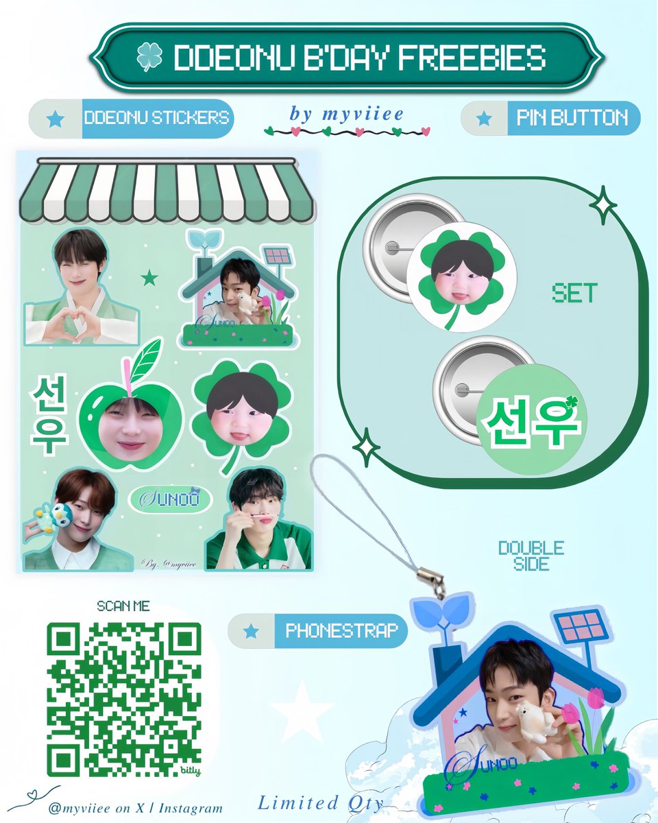 myviiee_'s tweet photo. ☘️ 𝒅𝒅𝒆𝒐𝒏𝒖 𝒃’𝒅𝒂𝒚 𝒇𝒓𝒆𝒆𝒃𝒊𝒆𝒔 𝒃𝒚 @myviiee_ 

how to claim ? 
☘️ like &amp; rt this post 
☘️ kindly tag me if u get 

🗓️6.6 co 🍊| ⏰: 00.00 WIB 
☘️ Claim here :  https://t.co/K8RErIvepQ (atau scan barcode)
𝑳𝑰𝑴𝑰𝑻𝑬𝑫 𝑸𝑻𝒀 ! https://t.co/vyZ36o11I3