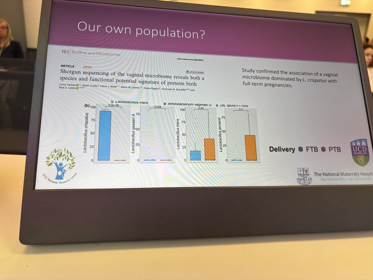 ProfFMcAuliffe's tweet image. .#EBCOG2025 @drscorcoran presents on strategies to reduce #PretermBirth @UCDPerinatal @_TheNMH @ucddublin @Researchirel @UCDMedicine @UCDClinRes