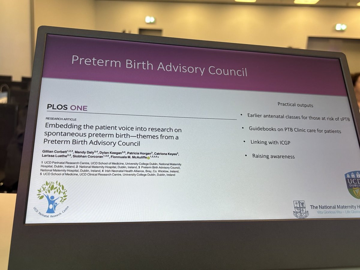 ProfFMcAuliffe's tweet image. .#EBCOG2025 @drscorcoran presents on strategies to reduce #PretermBirth @UCDPerinatal @_TheNMH @ucddublin @Researchirel @UCDMedicine @UCDClinRes