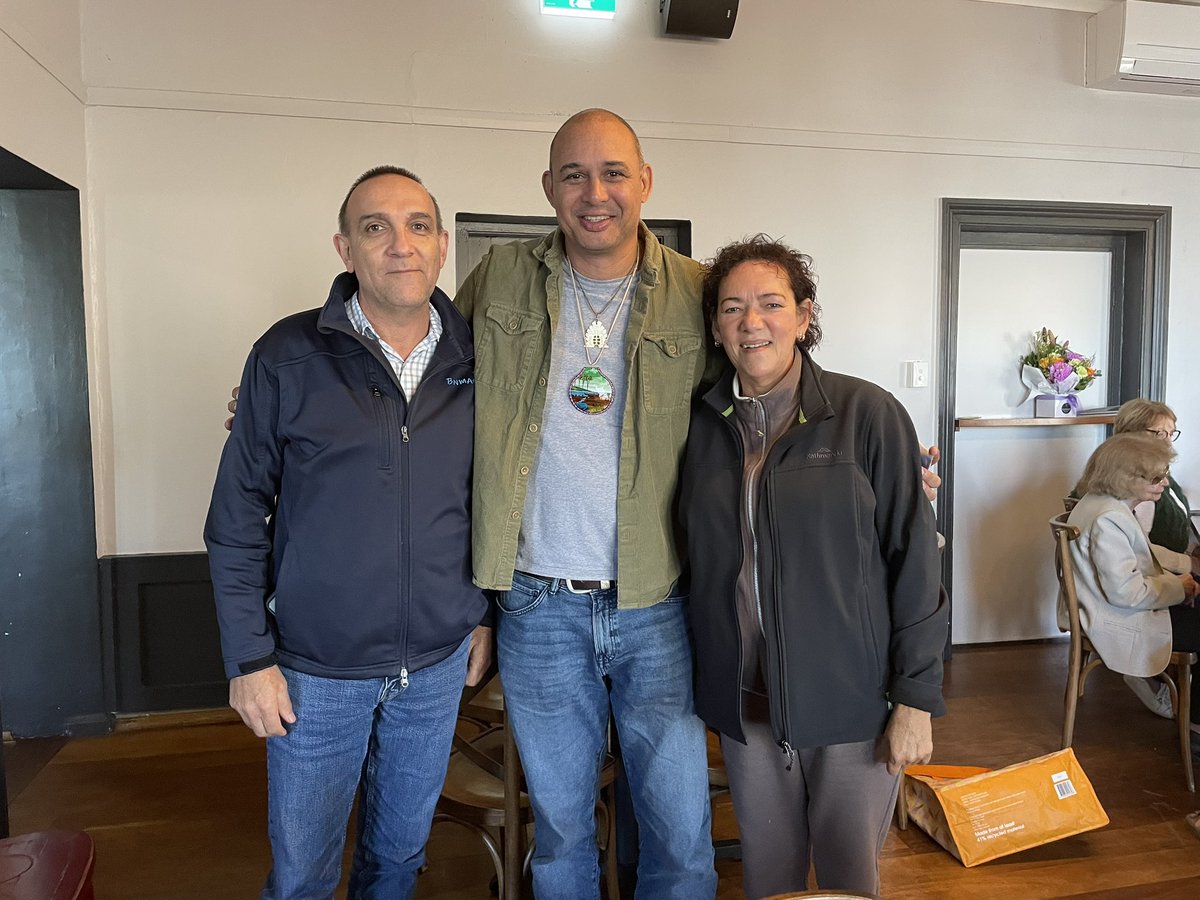 thomasmayo23's tweet image. Catch ups and yarning with mob today in the Clarence Valley thanks to the amazing Gurehlgam staff 

I also caught up with Sharon and Scott from the Monaghan family. They wrote a moving afterword about their mother’s inspiration in my latest book, Always Was Always Will Be.