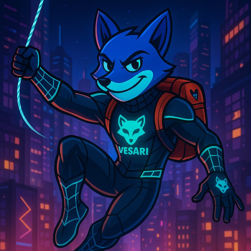 Vesarithefox's tweet photo. Web3 just got a new web-slinger. ๐ธ๏ธ
Heโs not chasing villainsโheโs chasing volume. $VESARI to the rooftops.
#VESARI #FoxInTheGame #SwingIntoCrypto #BaseChain #MemeCoinMomentum #DeFiWithStyle https://t.co/8VMjcNvsEK