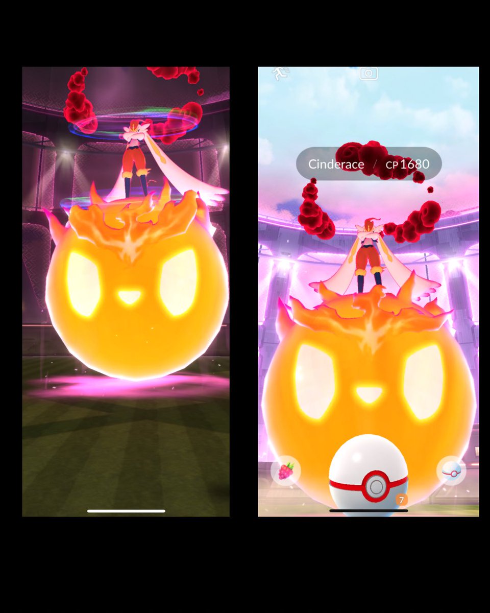 Rishux100's tweet photo. Pokémon Go.
Gigantamax Cinderace in the Dex
#Pokemon #Pokemongo #Cinderace
#Gigantamax #RaidInvites https://t.co/JqwtcEDMrr