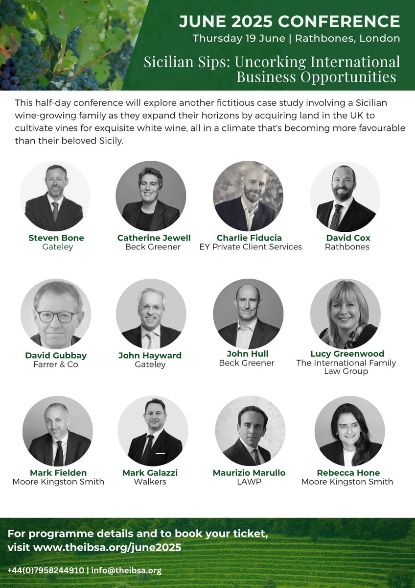 We are excited to announce our fantastic lineup of speakers for our June #conference just 2 WEEKS AWAY on Thursday 19 June in London.  Spaces are limited so book today to avoid disappointment!
theibsa.org/june2025
