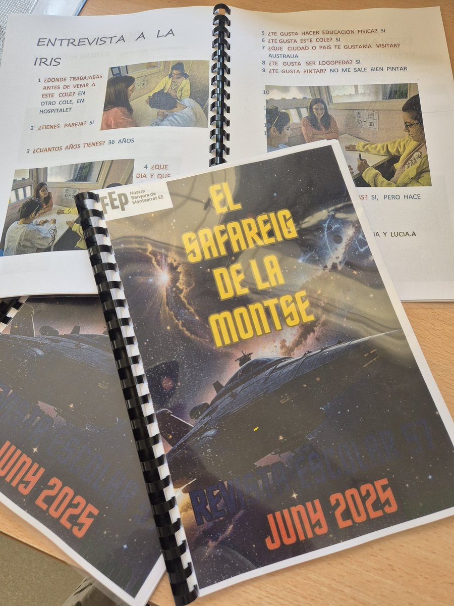 Ja teniu disponible al <a href="/Clickedu/">Clickedu</a> la última revista escolar del curs 24-25. El Safareig de la Montse n.57, a les carpetes publiques #somfep <a href="/escolesFEP/">Fundació Escoles Parroquials</a>