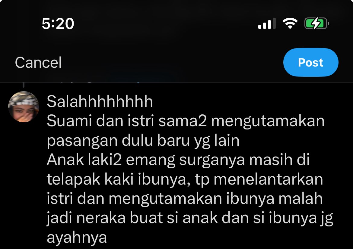 AzizahDap's tweet photo. @tanyakanrl Aku balas pake gambar nder krn banyak kata2nya

Intinya cewek2 hindari cowok2 seperti ini 
Dan para cowok yg masih punya mindset gitu g usah nikah 
Netek aja di mamakmu terus sampe mamakmu wafat baru kau nikah https://t.co/kJv3bxjV2Y