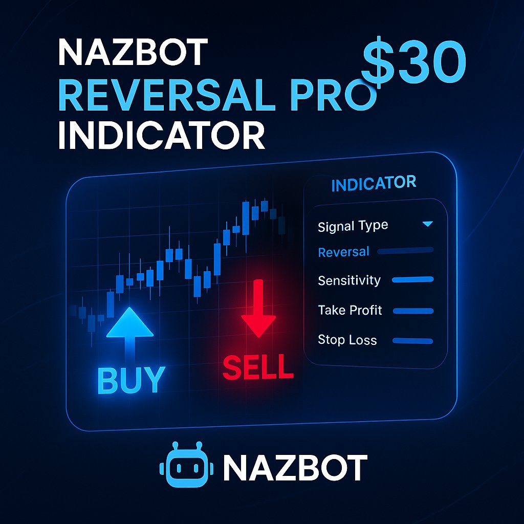 NazBots's tweet photo. β
Smart Reversal Signals
β
Easy to Use
β
Boost Your Trading Confidence
Grab it now before the next price update!
ππ‘ #NazBot #TradingIndicator #ReversalPro #ForexTools #SmartTrading #NazBotReversalPro #PriceUpdate #TradeSmarter https://t.co/hL9RZtiIDs