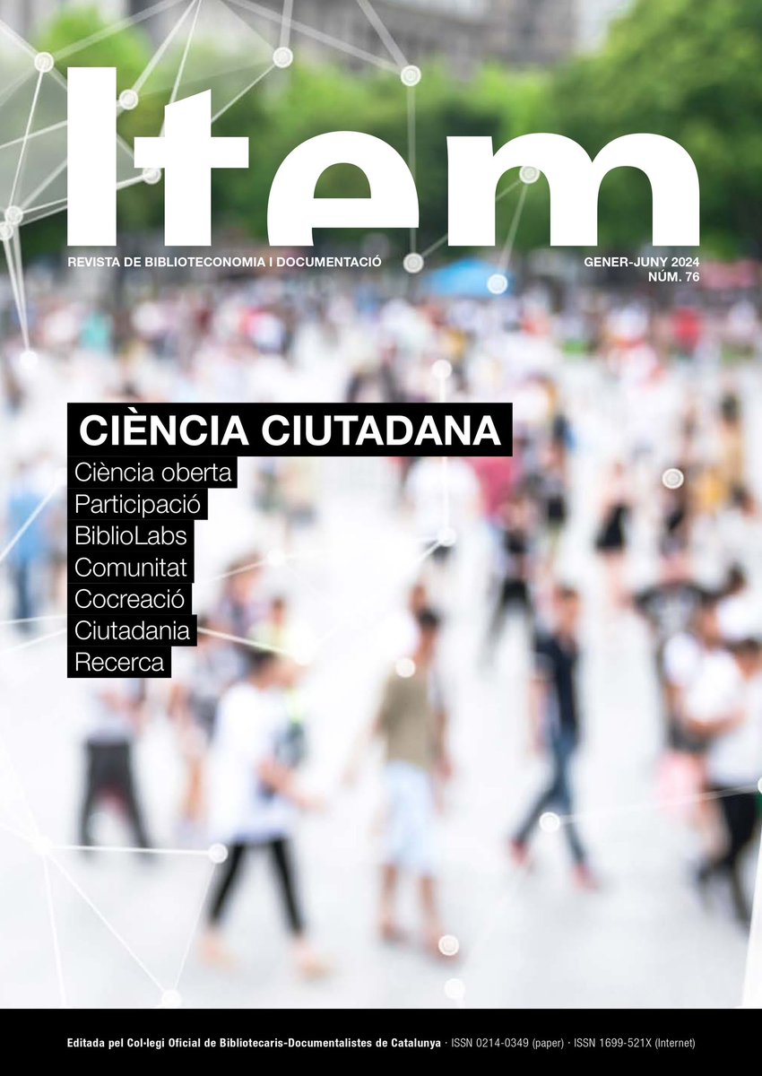 revista Ítem (@revistaitem) on Twitter photo 🎙 No us perdeu el darrer episodi sobre #CiènciaCiutadana de #Parenthesis, el #pòdcast de la <a href="/UOCinfocom/">UOC Estudis InfoCom</a>.
📄 Recordeu que vam dedicar l'#Ítem76 a aquest interessant tema.
🔗 raco.cat/index.php/Item… 🎙 No us perdeu el darrer episodi sobre #CiènciaCiutadana de #Parenthesis, el #pòdcast de la <a href="/UOCinfocom/">UOC Estudis InfoCom</a>.
📄 Recordeu que vam dedicar l'#Ítem76 a aquest interessant tema.
🔗 raco.cat/index.php/Item…