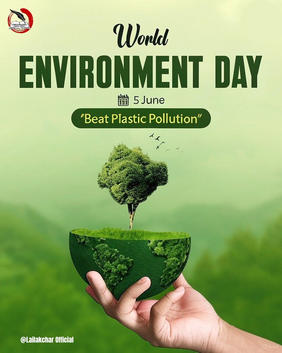 lailakchar's tweet photo. #WorldEnvironmentDay being celebrated across the globe today. 

The day is observed to raise global awareness to take positive environmental action to protect nature and the planet Earth.

#WorldEnvironmentDay2025  #EndPlasticPollution #EnvironmentDay  #BeatPlasticPollution https://t.co/UraDkDXwxV