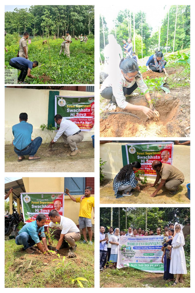 Celebration of #WorldEnvironmentDay 2025 at District level today through #EkPedMaaKeNaam 2.0 campaign!
Active participation by Districts, paramilitary forces, Students and public representatives. <a href="/mygovtripura/">MyGov Tripura</a> <a href="/tripura_cmo/">CMO Tripura</a> <a href="/PMOIndia/">PMO India</a> <a href="/moefcc/">MoEF&CC</a> <a href="/ica_tripura/">Information & Cultural Affairs Department, Tripura</a>