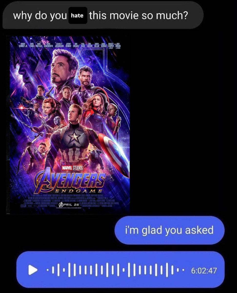 dolceaperitif's tweet photo. endgame when i catch you endgame https://t.co/VQnuovl7D6