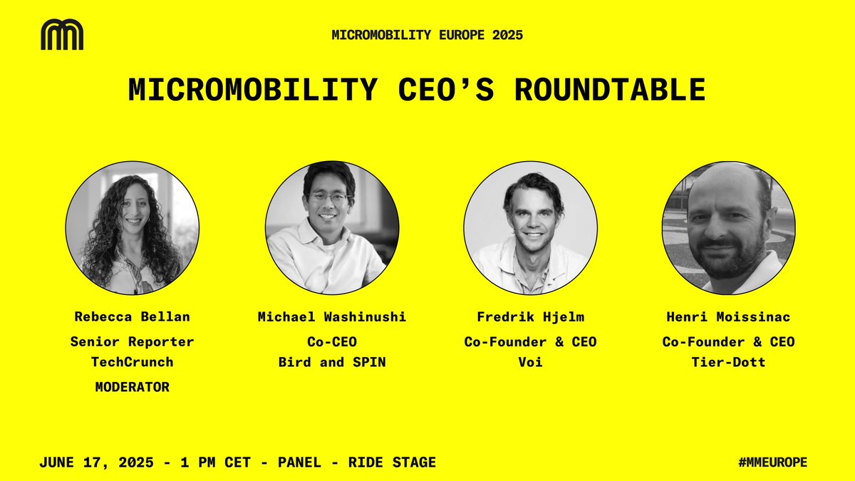 Micromobility tweet media