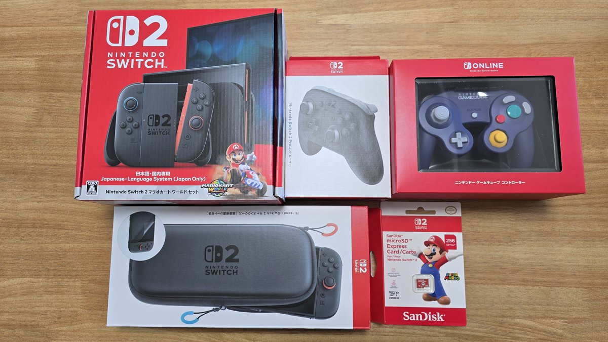 Switch2が仲間入り！！
ぶち上げ！！！
#Switch2 #Switch2発売日