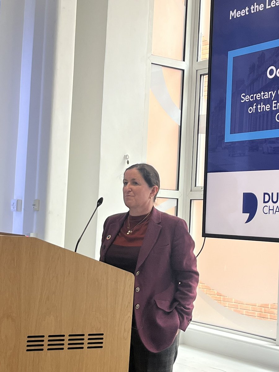 Social enterprise is leading in #CircularEconomy in Ireland, but our challenge is scale, we need business to step up. Call to action by Oonagh Buckley, secretary general at Dept Environment, Climate &amp; Energy