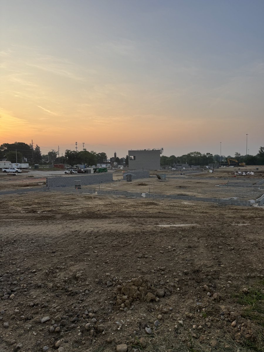 CCS_District's tweet photo. We’re out of the ground on the Mason site. New Timken Elementary on the rise! Good morning CCSD! https://t.co/J1ffZULhX9