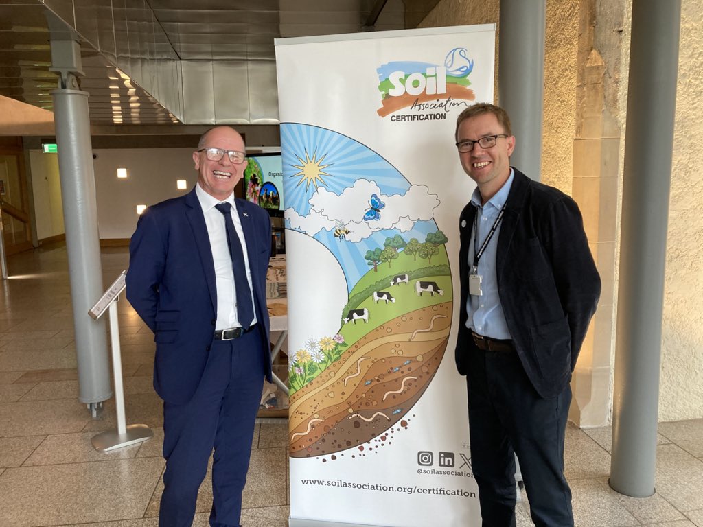 David McKay (@dmckaysa) on Twitter photo Thanks to <a href="/scotgov/">Scottish Government</a> Agriculture Minister <a href="/JimFairlieLogie/">Jim Fairlie MSP SNP</a> for stopping by the <a href="/SoilAssocScot/">Soil Association Scotland</a> exhibition stand in parliament today - great to catch up and discuss the roll out of new ag policy, the Whole Farm Plan, and the #organic action plan 👍 Thanks to <a href="/scotgov/">Scottish Government</a> Agriculture Minister <a href="/JimFairlieLogie/">Jim Fairlie MSP SNP</a> for stopping by the <a href="/SoilAssocScot/">Soil Association Scotland</a> exhibition stand in parliament today - great to catch up and discuss the roll out of new ag policy, the Whole Farm Plan, and the #organic action plan 👍