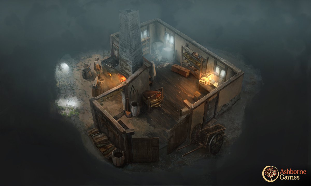 Here’s a sneak peek behind the curtain!

A couple of weeks ago, we shared a glimpse of the smithy’s exterior. Now, step inside and see what’s being forged within these walls. 🔨