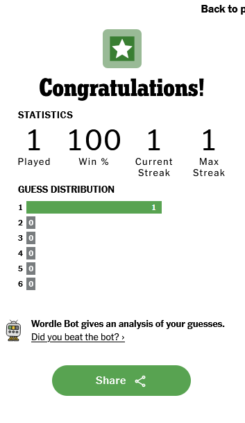 OMG it actually was??!