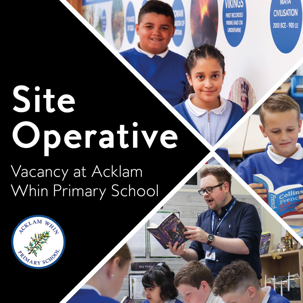 ✨ Site Operative vacancy at Acklam Whin Primary School ✨

We’re looking for an enthusiastic and conscientious Site Operative to help maintain the high
standards of our school buildings and grounds. 

Apply now ➡️ thelegacylearningtrust.org.uk/current-career…