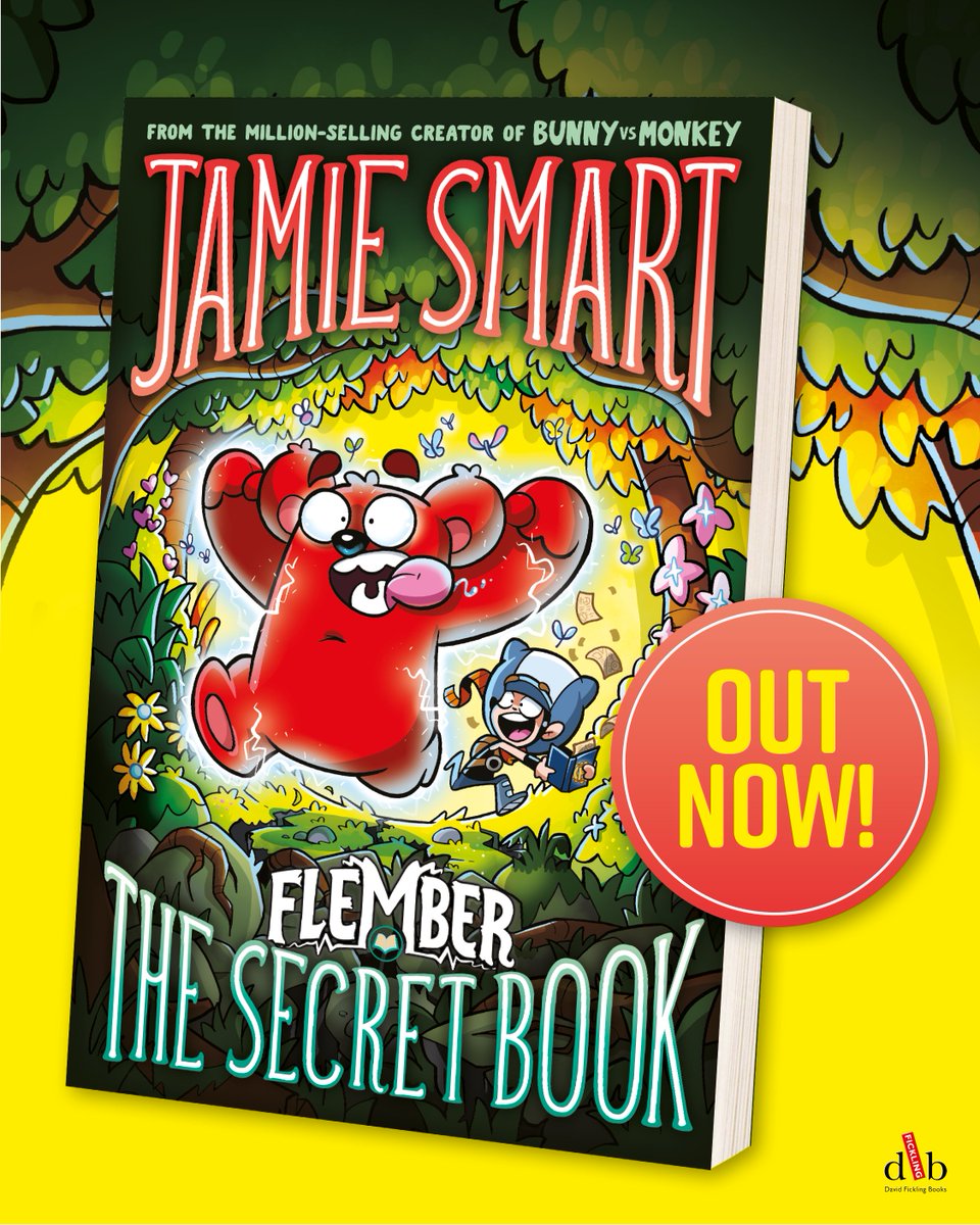 Revisit the magical madcap world of Flember 1: The Secret Book 🌟

We're delighted to reissue this hilariously funny debut novel by @jamiefumboo, now with a brand new cover 📚

OUT NOW! 

Stay tuned for the Flember 5: The Golden Heart cover reveal this month 👀