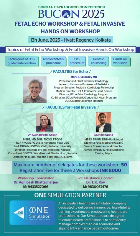 O_Simulation's tweet image. Join #globalleaders #BUCON2025 on June 13 Kolkata for a hands on #workshop in fetal medical Training includes #USGguidedinterventions, amniocentesis, CVS &amp;amp; more.

Learn from global experts with high-fidelity simulation by @O_Simulation  to sharpen real-world clinical skills.