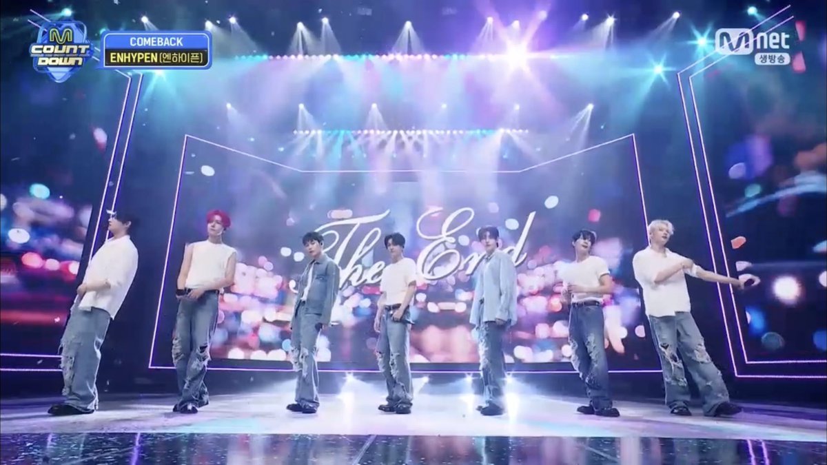 enhypenupdates's tweet photo. All eyes were on ENHYPEN as they just performed an electrifying performance of 'Bad Desire (With or Without You)' and 'Loose (Korean Ver.) on today's MCountdown! 🔥

BEAUTIFUL FIRE IGNITES ON MCOUNTDOWN 
#ENHYPENonMCountdown #DESIRE_UNLEASH #BadDesire #WithorWithoutYou #ENHYPEN #엔하이픈 @ENHYPEN_members @ENHYPEN