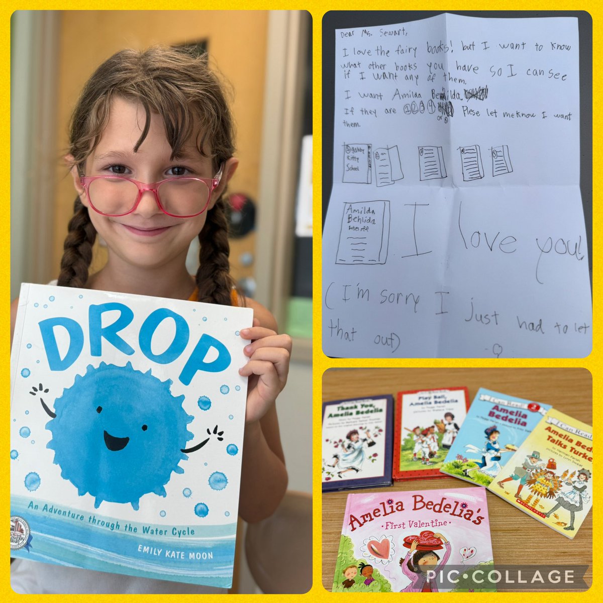 themaxineclarke's tweet image. Fueling a student’s love for reading is one of the most powerful ways we can support their growth and curiosity.
I’m thrilled to share that I found a few Amelia Bedelia books in my collection. This student is going to be ecstatic!💡📒#StudentVoices #BuildingReaders #firstgrader