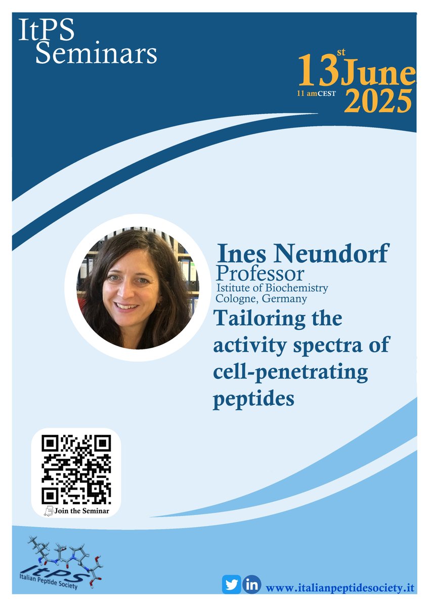 ‼️Next #ItPS #FridaySeminar is approaching! On June 13th 11.00 am Prof. Neundorf from Universität zu Köln (Germany) will share her experience on CPP! Scan the QRcode to join ‼️