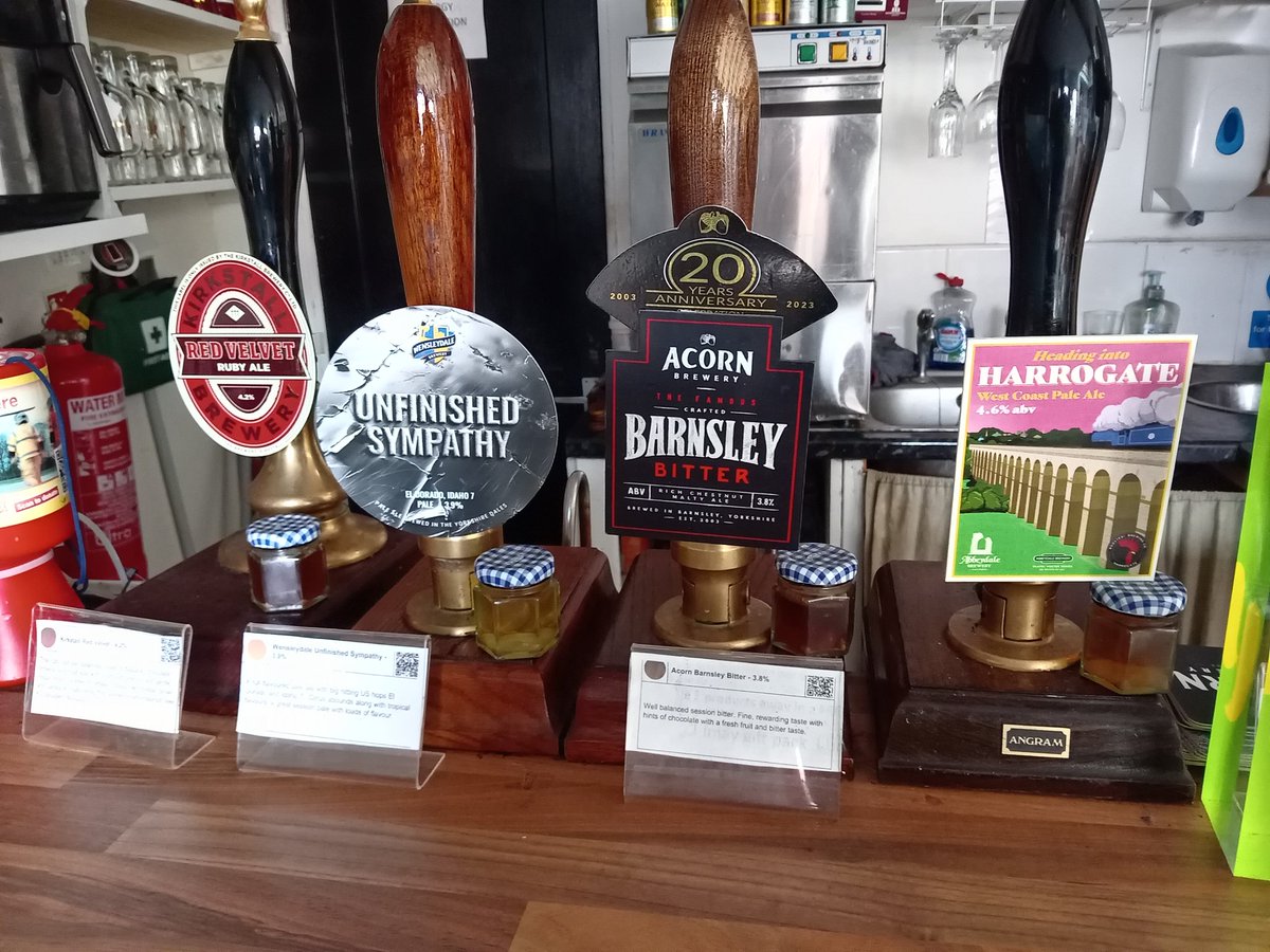 Three Bs Micropub Bridlington (@threebspubbrid) on Twitter photo +++NEW BEERS ALERT++ We are open 12-10pm today.
New on the bar is
<a href="/AbbeydaleBeers/">Abbeydale Brewery</a> 'Heading into Harrogate'
<a href="/Wensleydale_Ale/">Wensleydale Brewery</a> 'Unfinished Symphony'
Alongside beers from <a href="/kirkstallbrew/">Kirkstall Brewery</a> <a href="/AcornBrewery/">Acorn Brewery</a> +++NEW BEERS ALERT++ We are open 12-10pm today.
New on the bar is
<a href="/AbbeydaleBeers/">Abbeydale Brewery</a> 'Heading into Harrogate'
<a href="/Wensleydale_Ale/">Wensleydale Brewery</a> 'Unfinished Symphony'
Alongside beers from <a href="/kirkstallbrew/">Kirkstall Brewery</a> <a href="/AcornBrewery/">Acorn Brewery</a>