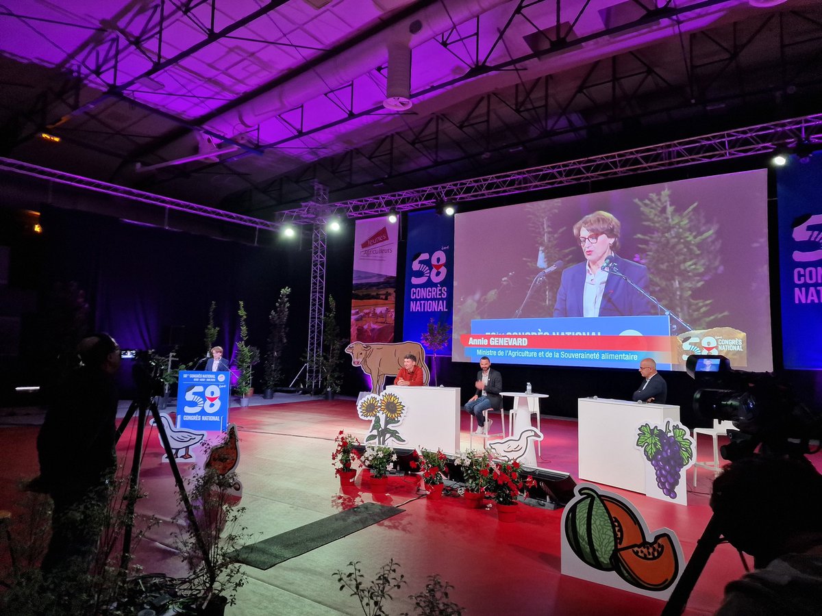 Jean-René Cazeneuve (@jrcazeneuve) on Twitter photo La ministre <a href="/AnnieGenevard/">Annie Genevard</a> annonce l'allongement de la "moyenne olympique" à 8 ans. Une réponse concrète à une très ancienne demande des agriculteurs. <a href="/JeunesAgri/">Jeunes Agriculteurs</a>
#CongresJA #Gers La ministre <a href="/AnnieGenevard/">Annie Genevard</a> annonce l'allongement de la "moyenne olympique" à 8 ans. Une réponse concrète à une très ancienne demande des agriculteurs. <a href="/JeunesAgri/">Jeunes Agriculteurs</a>
#CongresJA #Gers