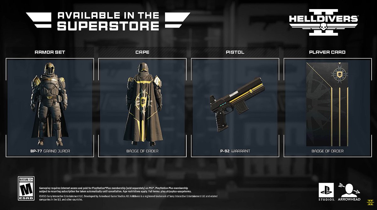 HelldiversAlert's tweet photo. Superstore 🔥#Helldivers2 https://t.co/zH8mtV9UbF